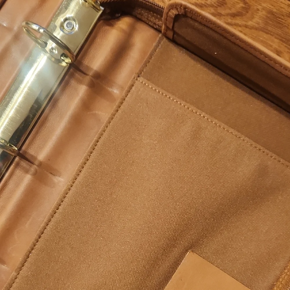 Men's Tan Day Planner Orangizer full-grain leather P-006
